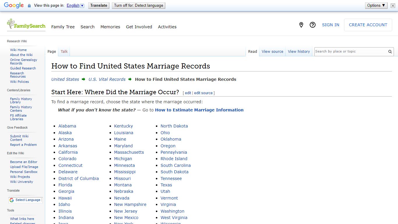 How to Find United States Marriage Records • FamilySearch